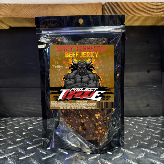 SPICY TENNESSEE WHISKEY BEEF JERKY (CARNE SECA)