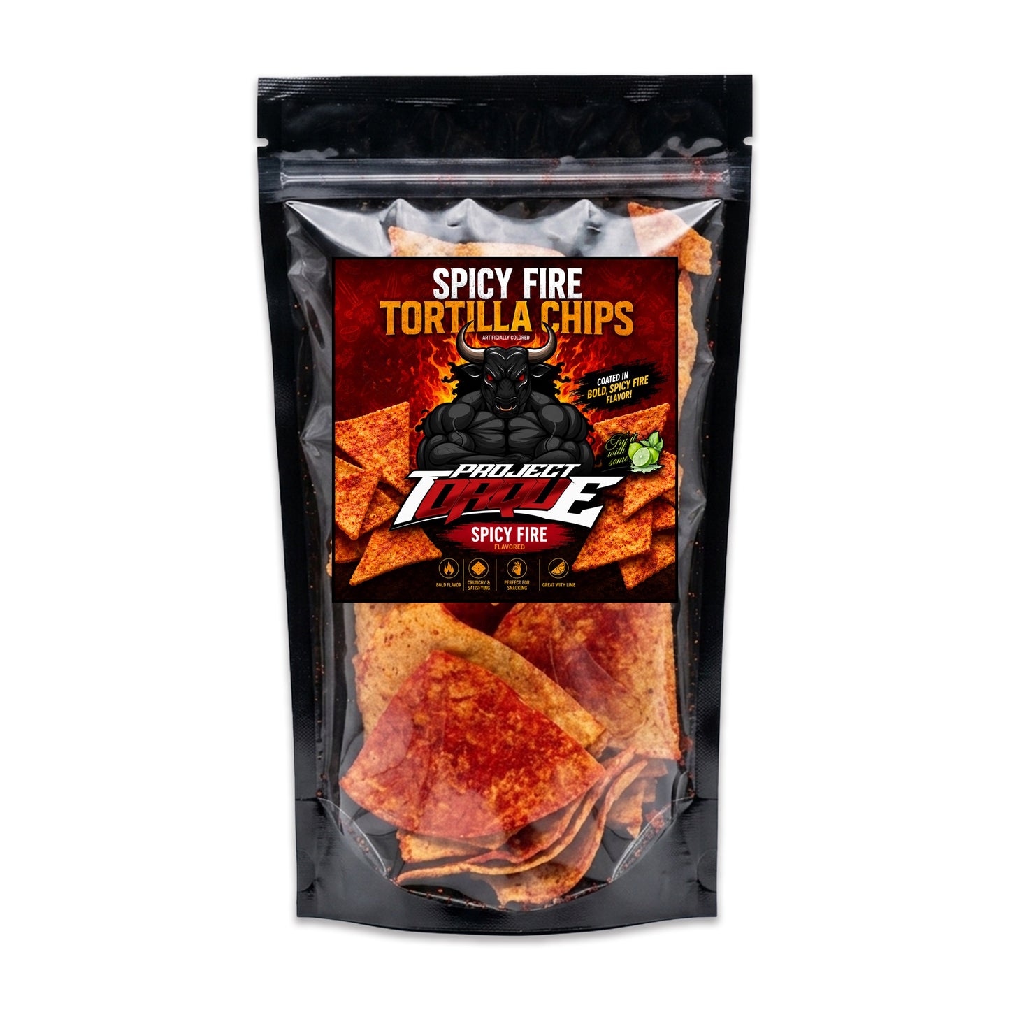 SPICY FIRE TORTILLA CHIPS