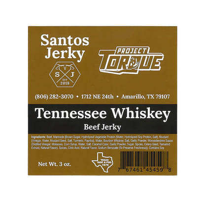 TENNESSEE WHISKEY BEEF JERKY (CARNE SECA)