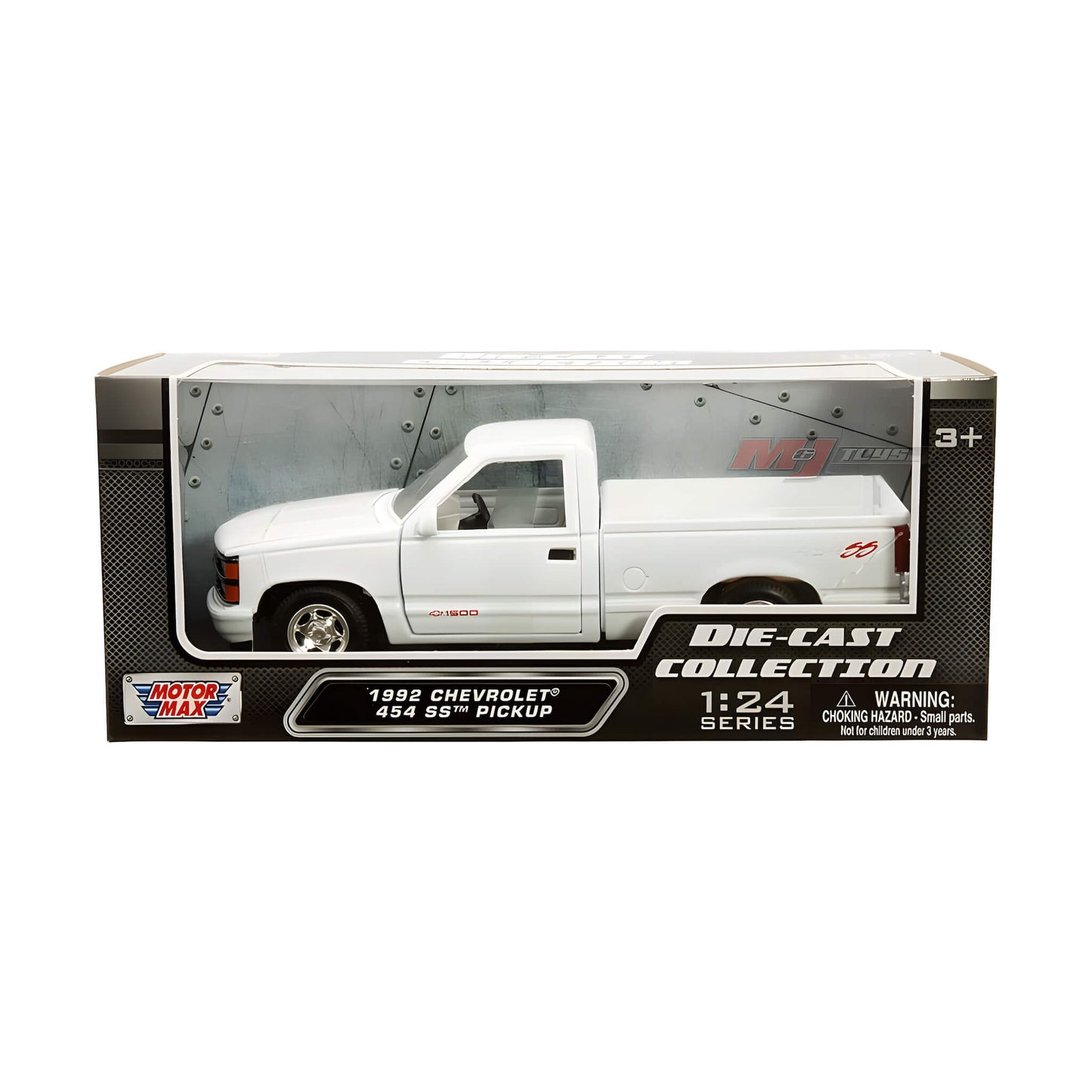 MOTORMAX 1:24 1992 CHEVROLET 454 SS PICKUP – WHITE