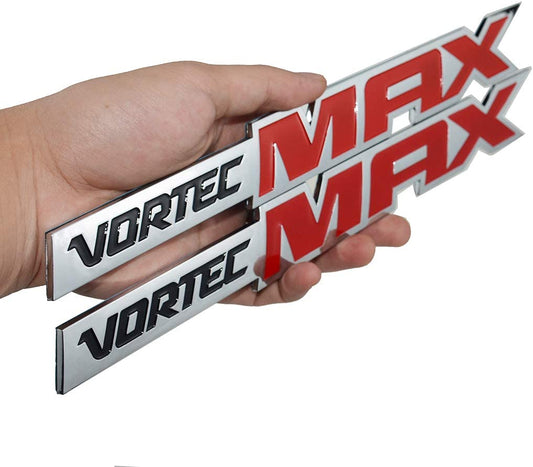 Vortec Max Door Emblem Logo - Set of 2