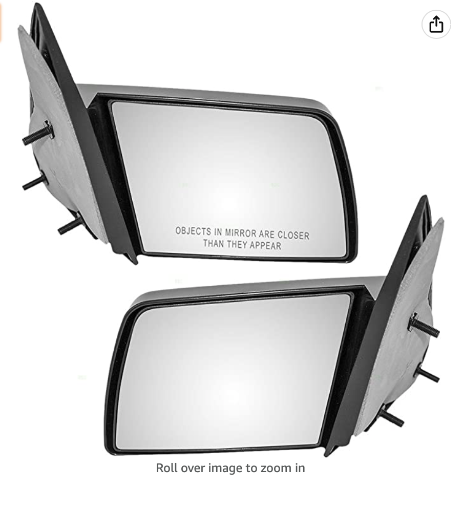 OBS Silverado 454 Mirrors Plastic