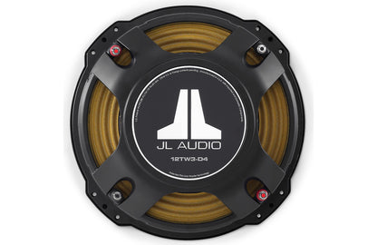 JL Audio 12TW3-D4 12" Subwoofer – 400W RMS Dual 4-Ohm Voice Coils